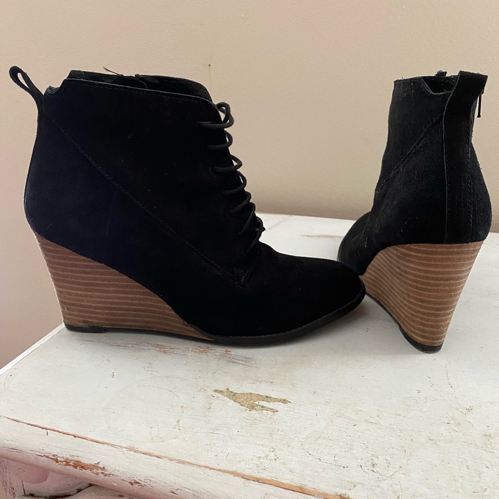Diba True Wedge Booties